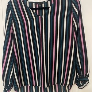 HALOGEN stripped blouse